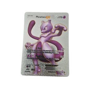 Mewtwo EX Trading Silver Pokémon Card New